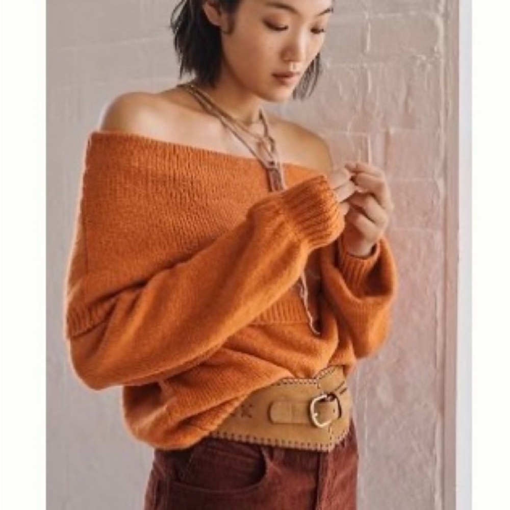 ANTHROPOLOGIE Tan Brown Suede Leather Corset Belt